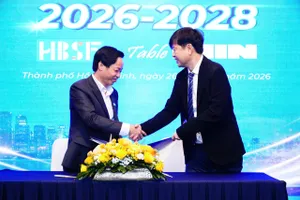 Lễ công bố và ký kết tài trợ hệ thống giải Billiards HBSF năm 2026. Ảnh: Quỳnh Mai