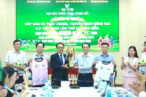 Có 16 đội tham dự Vòng chung kết Giải bóng đá nhi đồng Cúp Báo và PT-TH Đồng Nai - C.P. Việt Nam lần thứ 21. Ảnh: Quỳnh Mai