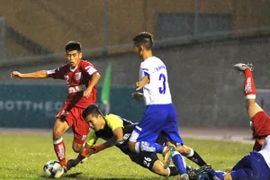 Bằng đấu pháp hợp lý, Becamex Bình Dương đã thắng đội chủ nhà ở lượt trận thứ 2. Ảnh: NGUYỄN NHÂN