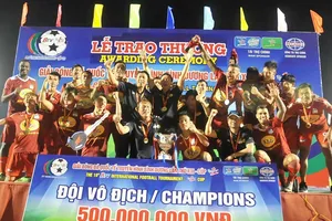 ĐKVĐ Hoàng Anh Gia lai. Ảnh: NGUYỄN NHÂN