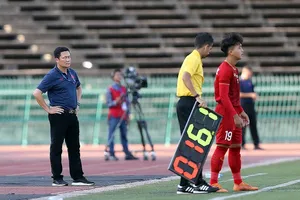 Cả 2 lần thay người của HLV Quốc Tuấn đều đem lại bàn thắng. Ảnh: Dũng Phương