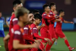 U23 Việt Nam đã sẵn sàng cho trận đấu với Myanmar. Ảnh: MINH HOÀNG