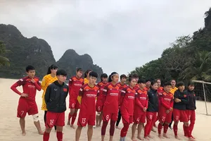 ĐT nữ Viêt Nam đã kết thúc 1 tuần tâp thể lực tại Quảng Ninh. Ảnh: Đoàn Nhật