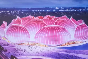 Mô hình sân vận động Quảng Châu Evergrande