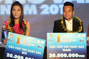 Chương Thị Kiều 4 lần được vinh danh ở giải thưởng Quả bóng vàng VN. Ảnh: Thanh Đình