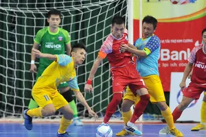 Trận Đà Nẵng thắng SS Khánh Hòa 5-2 ở mùa giải 2019. Ảnh: Anh Trần