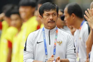 HLV Indra Sjafri. Ảnh: Grandyos Zafna/detikSport