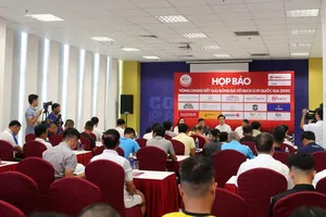 Toàn cảnh buổi họp báo. Ảnh: MINH HOÀNG