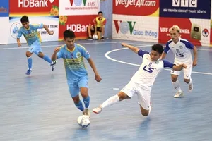 Kardiachain Sài Gòn đã gượng dậy sau chiến thắng 3-1 trước Thái Sơn Bắc. Ảnh: ANH TRẦN 