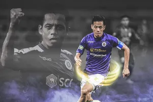 Vắng nhiều trụ cột, Văn Quyết tiếp tục được kỳ vọng là "ngòi nổ" của Hà Nội FC trong trận này. Ảnh: HNFC