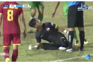 Tình huống phản cảm khi Thanh Vũ khiêu khích trọng tài Anh Đức 