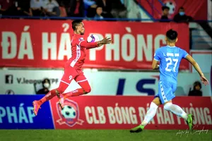 Hải Phòng có sự khởi sắc sau khi thay Chủ tịch CLB. Ảnh: CÔNG DỤNG 