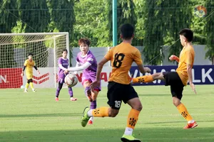 Đội tuyển nữ Việt Nam vẫn chưa thể thắng đồng nghiệp U15 futsal