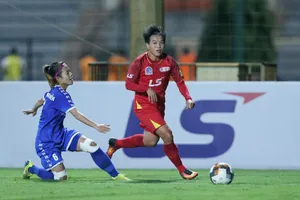 Đội TPHCM giành chiến thắng cách biệt trước Thái Nguyên. Ảnh: MINH HOÀNG