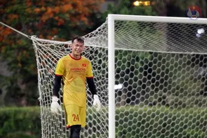 Thủ môn Tấn Trường kịp trở lại đội tuyển vào giờ chót