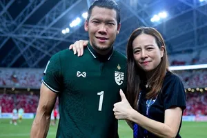 Thủ môn kỳ cựu Kawin là 1 trong 3 cầu thủ trên 23 tuổi của Thái Lan tham dự SEA Games 31