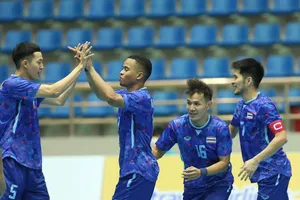 Đội tuyển futsal Thái Lan thắng cách biệt trước Malaysia. Ảnh: DŨNG PHƯƠNG