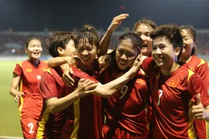 Đội tuyển nữ Việt Nam lập kỷ lục với lần thứ 8 vào tranh chung kết. Ảnh: DŨNG PHƯƠNG