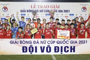 Đội nữ TPHCM I đang là ĐKVĐ Cúp quốc gia 