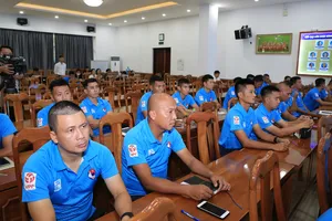 Các trọng tài tham dự chương trình tập huấn từ ngày 19 đến 21-9