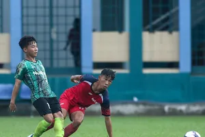 Các cầu thủ Học viện Nutifood giành 3 điểm trước Tây Ninh
