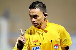 Trọng tài Ngô Duy Lân (Ảnh: VFF)