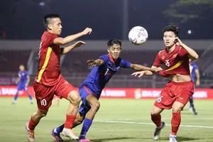 Việt Nam thắng Singapore 4-0 trong trận giao hữu hồi tháng 9 vừa qua trên sân Thống Nhất