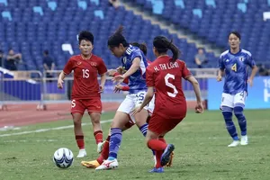 Cuộc so tài giữa đội tuyển nữ Việt Nam và Nhật Bản tại ASIAD 19 vừa qua