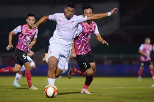 CLB TPHCM đánh rơi chiến thắng trong cuộc tiếp đón Hải Phòng ở lượt đi. Ảnh: DŨNG PHƯƠNG