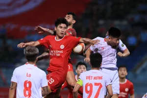 Viettel giành chiến thắng kịch tính trước Hải Phòng. Ảnh: MINH HOÀNG