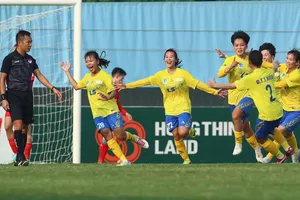 Các cô gái TPHCM hiện đang là ĐKVĐ giải bóng đá nữ VĐQG