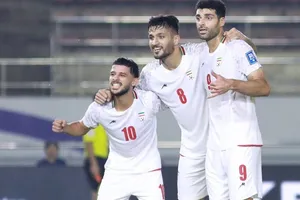 Iran có chiến thắng sát nút 3-2 trước CHDCND Triều Tiên. Ảnh: AFC