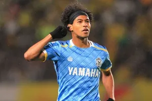 Tân binh Ryo Germain của Sanfrecce Hiroshima. Ảnh: CLB Jubilo Iwata