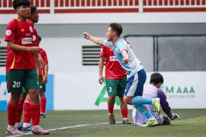 Đại học Sư phạm TDTT Hà Nội khẳng định sức mạnh ở ngôi đầu bảng C. 