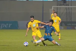 Thanh Hóa và HA.GL bất phân thắng bại ở vòng 16. Ảnh: MINH HOÀNG