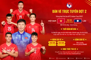 Thêm điểm bán vé trận Việt Nam - Lào