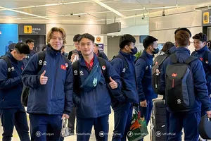 2 tiền vệ Việt kiều Viktor Lê và An Khánh lần đầu cùng U22 Việt Nam du đấu nước ngoài - Ảnh: VFF