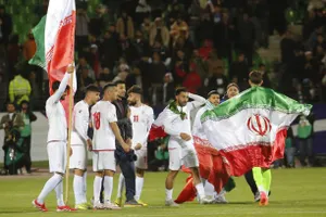Niềm vui của đội Iran sau khi giành vé trực tiếp đến World Cup 2026. Ảnh: Getty