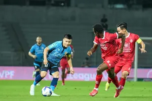 Quang Hải tỏa sáng với 2 pha kiến tạo. Ảnh: VPF