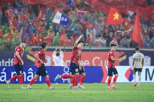 CAHN đang đến gần cơ hội giành danh hiệu đầu tiên trên đấu trường Đông Nam Á. Ảnh: VFF