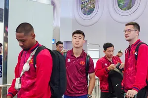 Những trụ cột ở hàng thủ đội tuyển Việt Nam với Quang Vinh, Duy Mạnh và Nguyễn Filip.