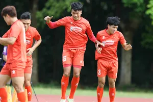 Hậu vệ Thành Chung, "lá chắn thép" nơi hàng phòng ngự đội tuyển Việt Nam.