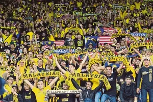 Khán đài sân Bukit Jalil có dấu hiệu giảm nhiệt trước cuộc so tài giữa Malaysia và Việt Nam. Ảnh: FAM