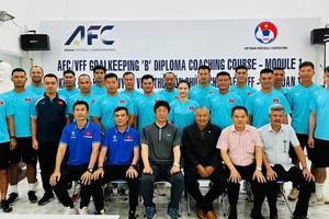 Khóa học diễn ra từ ngày 10 đến 13-6-2025 tại sân Bình Dương.