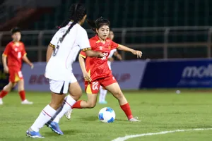U19 nữ Việt Nam có chiến thắng áp đảo trước Timor Leste.