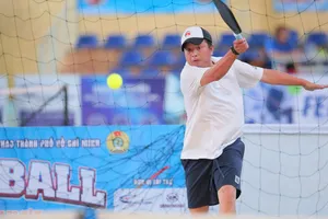 Môn pickleball năm nay thu hút hơn 150 vận động viên tranh tài.
