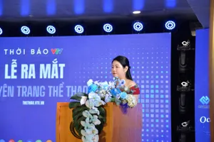 Bà Vũ Thanh Thủy, Tổng Biên tập Thời báo VTV.
