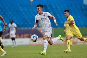 Tiến Linh cán đích V-League 2024-2025 với 14 bàn thắng. Ảnh: DŨNG PHƯƠNG.