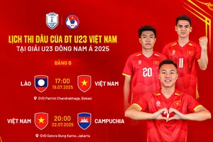 Lịch thi đấu của đội U22 Việt Nam tại giải U23 Đông Nam Á 2025