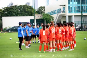 Đội U20 nữ Việt Nam chuẩn bị sang tập huấn tại Nhật Bản.